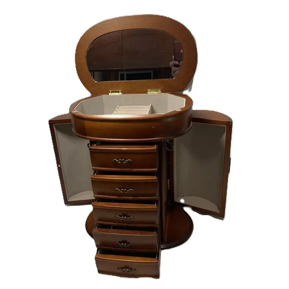 Hives and Honey Cari Wood Jewelry Chest